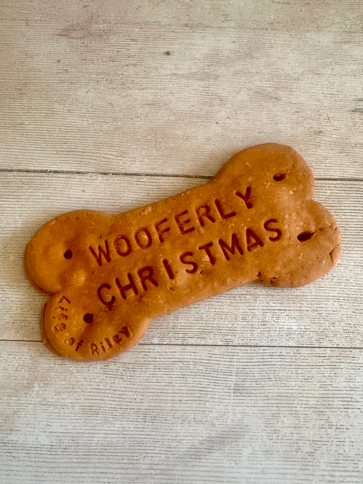 Wooferly Christmas Bone Biscuit