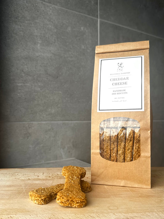 Cheddar Cheese Handmade Dog Biscuits