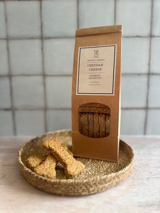 Cheddar Cheese Handmade Dog Biscuits