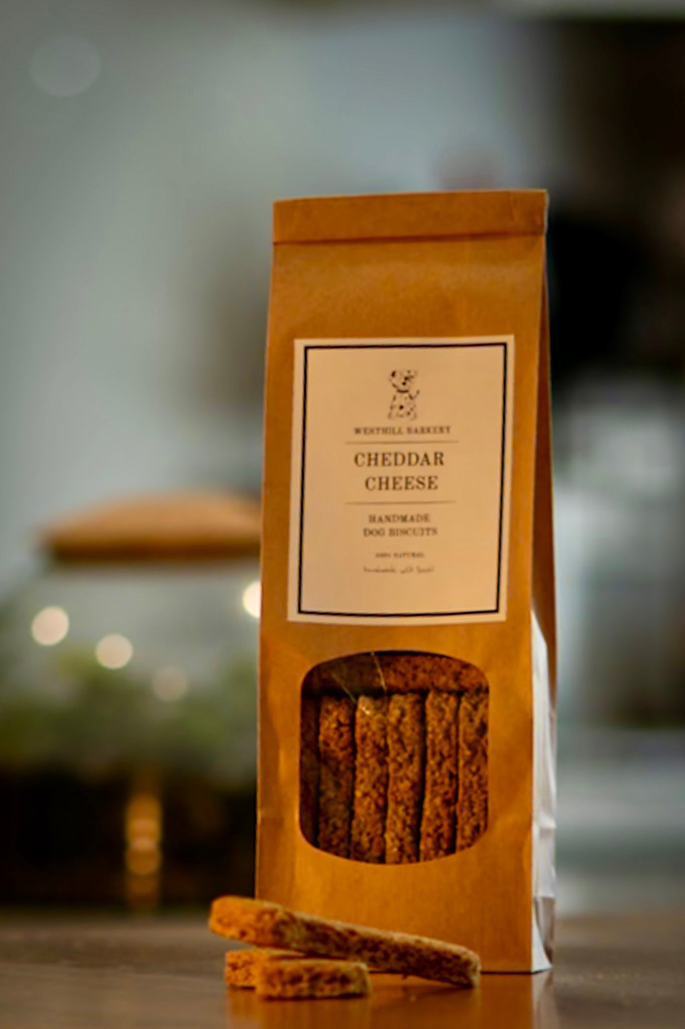 Cheddar Cheese Handmade Dog Biscuits