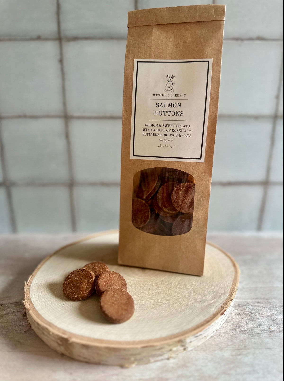 Salmon Buttons