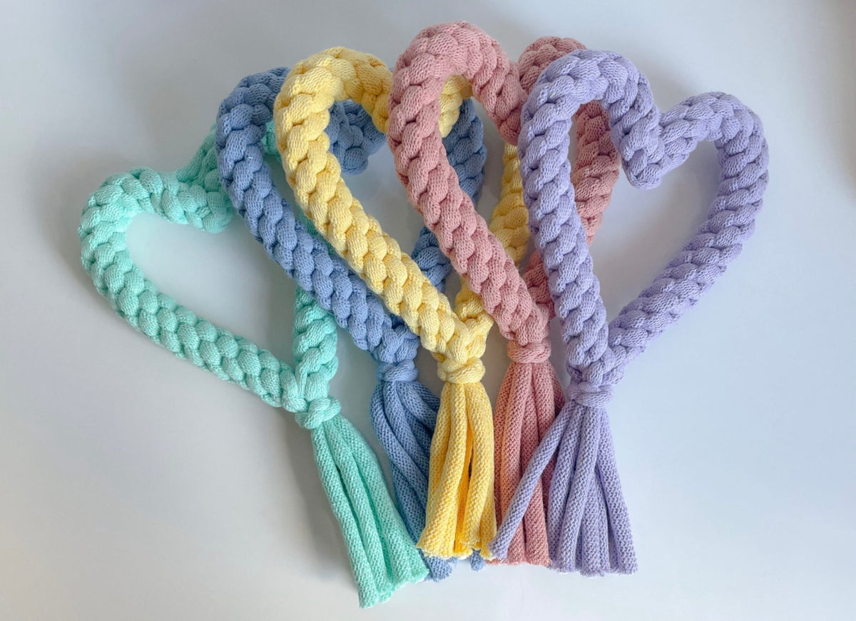Heart Handmade Dog Toy