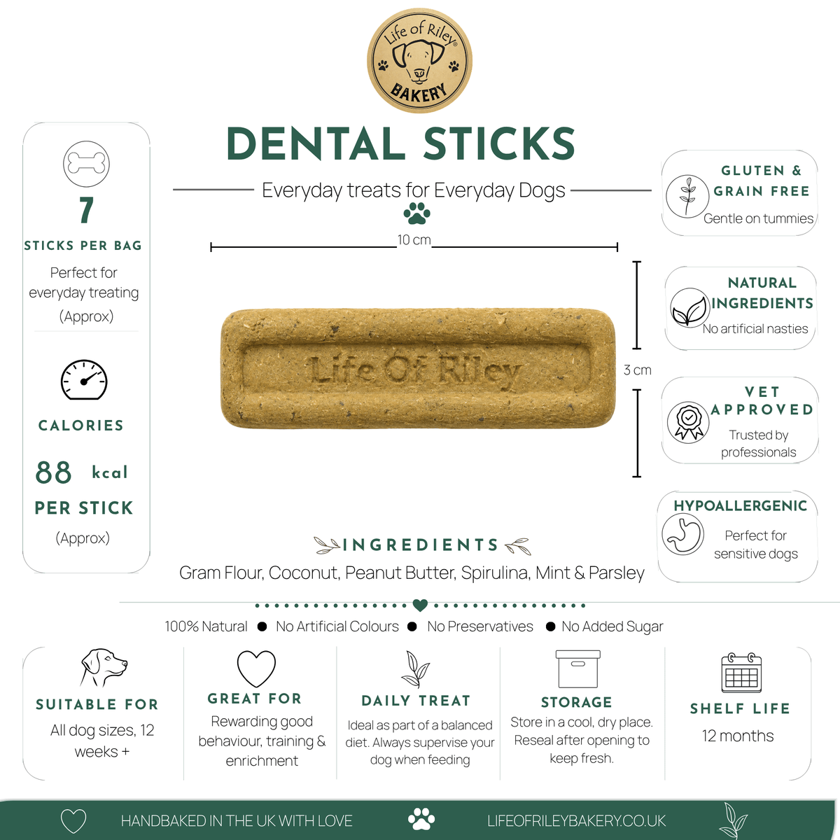 Life of Riley Dental Sticks