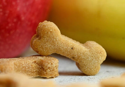 Apple and Banana Bone Shaped Biscuits